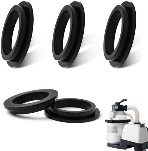 5 Stück Pool O-Oring, Pool Gummi Dichtringe Unterlegscheiben runde Dichtungsring teiliges O Gummitüllen Ersatzteil Dichtung, Sand Filter Pumpe Dichtungsscheibe für Pool Teile, 11412 Unterlegscheiben