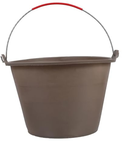 HOMSFOU Secchio Per Cemento Vuoto Dal Design Ispessito Secchio Di Plastica Portatile Con Maniglia Costruzione