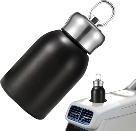 Bouteille d'eau de voyage – Mini bouteille isotherme en acier inoxydable de 13 cm | Récipient isotherme pour boissons chaudes et froides pour camping, randonnée et utilisation quotidienne