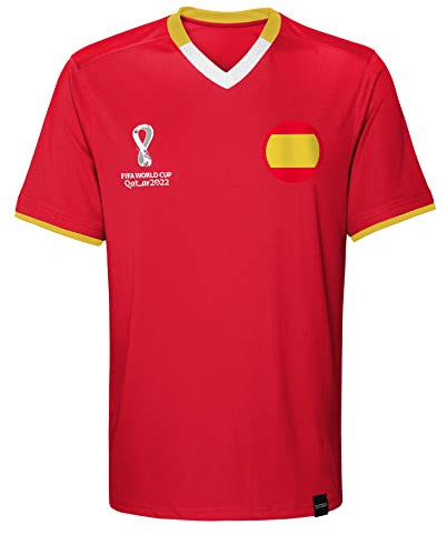 Outerstuff Herr FIFA World Cup Classic Secondary kortärmad tröja skjorta, röd, L
