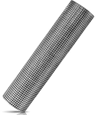 Muzhira Rodent Proofing Galvanized Wire Metal Mesh - 6m x 400mm Blocks Rats, Mice, Mouse, Squirrel & Bird Access Internal & External Pest Prevention for Filling In Gaps Around The Home & Garden