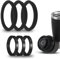 ShnminEU 6 Stk Dichtungsringe Set Silikondichtung Mit Aufbewahrungsbox Kompatibel mit Emsa Travel Mug Classic/Waves 0,36 Liter Travel Mug Grande 0,5 Liter Isolierbecher Thermobecher Ersatz Dichtungen