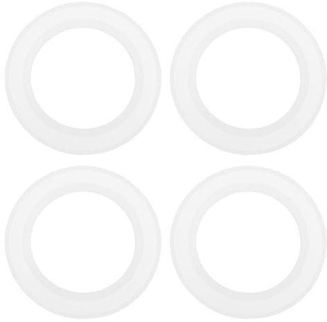 YINETTECH Lot de 4 joints de bouchon de baignoire pop-up 43,5 x 28,5 mm en silicone pour bonde d'évier et bonde de lavabo