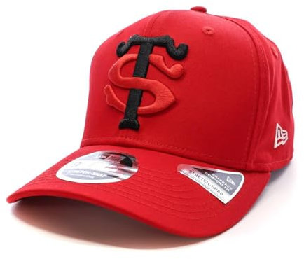 New Era Stade Toulousain Herren-Mütze, Rot, S/M, rot, S/M