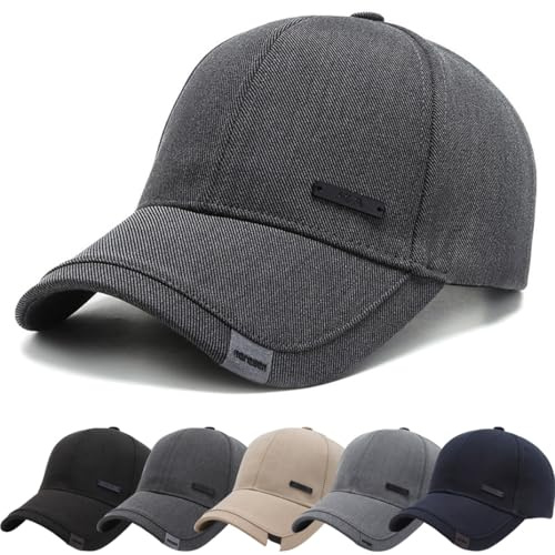 DURINM Cappellino Uomo Donne con Visiera Cappello Unisex Berretto da Baseball Cappellini Estivo Invernali 100% Cotone Corona Morbida e Flessibile Cappello Donna