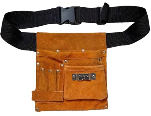 Werkzeuggürtel für Heimwerker, Baustelle, Werkzeugtasche mit verstellbarem | Gurt für Elektriker, Schreiner, Gärtner