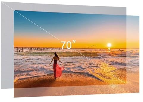 écran de Projection motorisé Écran de Projection tenture Murale ALR écran de Projection de cinéma Anti-lumière à Gain élevé pour projecteur 4K videoprojecteur(100 inch)