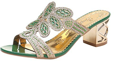 Générique Sandali Zeppe Donna Estate Boheme - Sandalo estivo chic e confortevole ciabatte con piattaforma matrimonio sera chasuusres strass perline sandalo ortopedico punta aperta