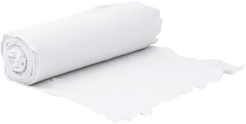 Fengshui Toison géotextile blanche 1 x 10 m en fibre de polyester | Durable, perméable à l'eau, pour lutter contre les mauvaises herbes, non-tissé de drainage, tissu de séparation de jardin