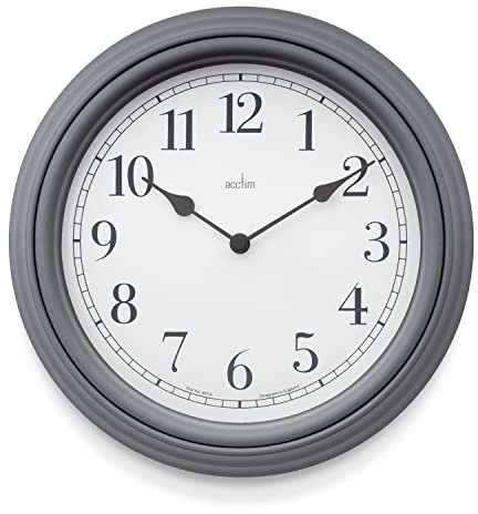 Acctim Devonshire Traditional 28cm Wall Clock (Pigeon Grey)