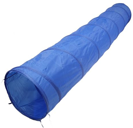 Qcwwy Hundetrainingsprodukte Falten Faltbare Hunde Lauffähigkeiten Übung Tunnel Katze Tunnel -Röhrchen Haustier -Jagd mit Tragetasche für Interaktive Outdoor Hund