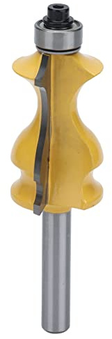 Set di Bit Router, Bit Router per la Lavorazione del Legno 8 Mm Gambo 8 Mm 28 Diametro di Stampaggio Architettonico Bitu