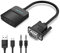 VENTION VGA to HDMI Adapter Converter with Audio 1080P 0.15m, dsub to hdmi Converter VGA to HDMI for monitor Adapter for Computer, Desktop, Laptop, PC, Monitor(ABS Shell)