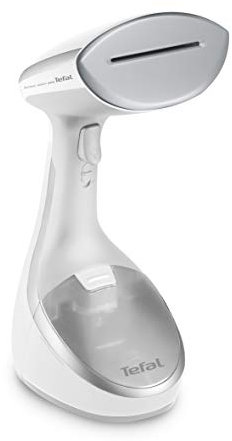 Tefal Dampfbürste Access Steam Care, 1600 W, 6 Zubehörteile inklusive, 200 ml Wassertank, Dampfglätter mit 3 Dampfstufen, kurze Aufheizzeit von nur 40 Sekunden, Steamer, weiß/silber, DT9130