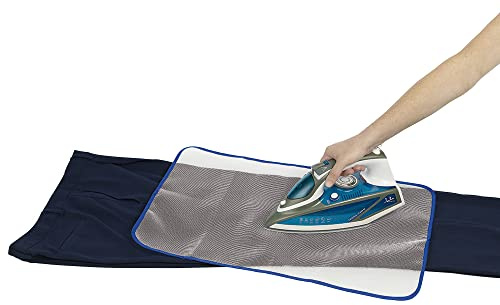 JATA HOGAR PT10 - Protector de Tejidos para Plancha | Protector Antibrillos para Ropa Delicada | Malla Protectora Lavable de Poliéster Resistente | Accesorio para Planchar 60 x 39 cm
