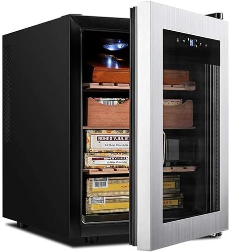 XENITE Zigarrenschrank, konstante Temperatur, feuchtigkeitsspendender Zigarrenschrank, elektronischer Weinschrank, Touchscreen, energiesparend und geräuschlos