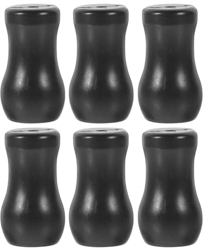 BESPORTBLE Tassel Cord Curtain Blind Pull Knobs Window Black 6Pcs Pvc Easy Install End Drops for Vertical Home & Office Use Pendant Accessories Installation Set