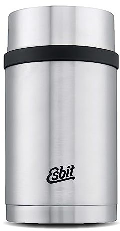 Esbit Thermobehälter Sculptor für Essen - Warmhaltebehälter 1000 ml in Edelstahl - aus Edelstahl für warme und kalte Speisen