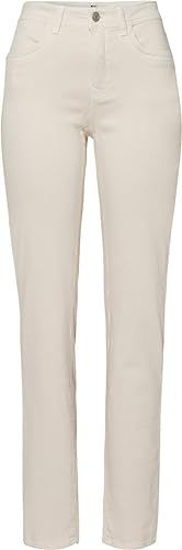 BRAX Style Mary-Pantalones Cinco Bolsillos en Tejido Vaquero térmico Jeans, Blanco Roto, 36W x 30L para Mujer