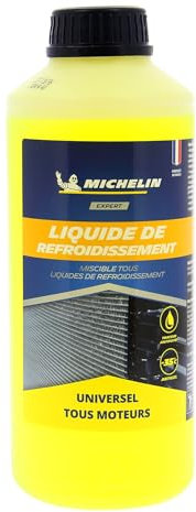 MICHELIN 009209 Liquide de Refroidissement, Jaune, Universel Tous Moteurs, 1L