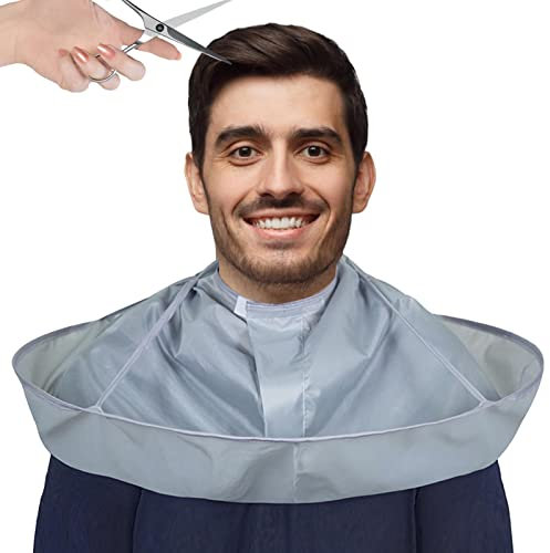 Yabauuop hårcape cape, frisyr cape, paraplydesign, vattentät hårkappa, frisörkappa, vikbar frisörkappa, förkläde för vuxna och barn, salong och hemmabruk, Trippelvikt frisörkappa, Refer to