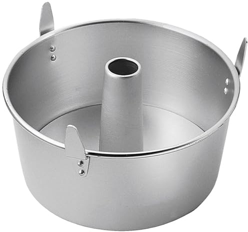 Sicignano | Stampo Forma per Torta Ø28 cm, Ruoto Americano in Alluminio con Alette, Stampo per Chiffon Cake e Ciambellone GR.390