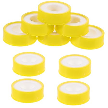 COSMEVIVI 10rollen Hochtemperatur-dichtband Ptfe Abdichtungsband Für Wasser Und Gasleitungen Für Haushaltsreparaturen Und Pneumatik-anwendungen