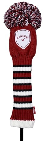 Callaway Golf Pompon-Schlägerschutzhülle 2025, Driver, Kardinalrot