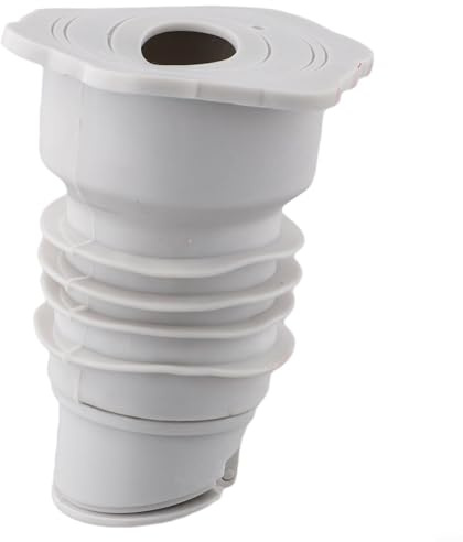 Yhenlovtt Anillo de sellado de silicona para tubería de drenaje de baño o lavandería, manguera de lavadora, prevención de olores y bloqueador de plagas, conector de fontanería, ajuste universal