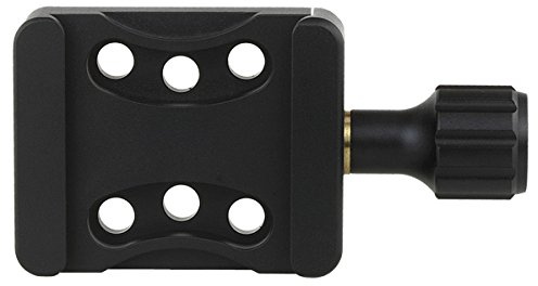 Haoge CP-20 Screw Knob Quick Release Arca-type Clamp Adapter Mount with Three Pairs of 20mm Holes for DIY Support System with Select Haoge Plates