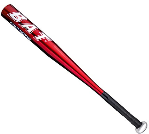 34 Pollice Mazza da Baseball 86,4 cm Mazza Leggera in Lega di Alluminio Racchetta Softball Sport all'Aria Aperta per Giovani Adulti Rosso 34''