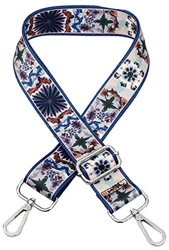 Schultergurt Tragegurt Bunter Verstellbarer Tschengurt Umhängegurt für Schultertasche Tragetaschen und Handtaschen Blumen Muster 80-140cm Schulterriemen
