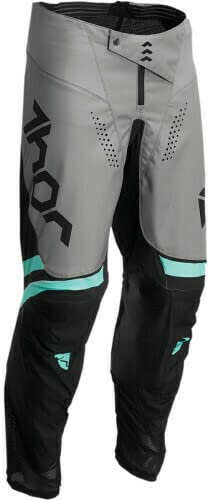 MXSTORE Thor - Pantaloni da motocross per bambini, motivo: cubo Acid Tangerine Tea, taglia 18