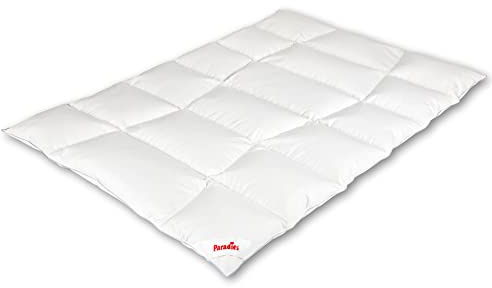 PARADIES Galia 100 Daunenbettdecke 155x220 cm - Winterdecke | 100% Gänsedaunen, Made in Germany