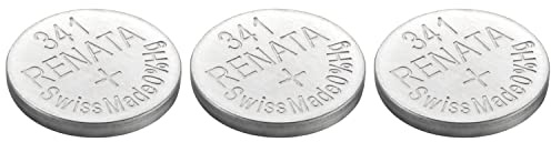 RENATA Set of 3 Silver Oxide Button Batteries 341 / SR714 SW 0% Mercury