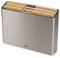 Joseph Joseph Folio Tablas de Picar Antideslizantes en Bambú, 3 Piezas, con Estuche de Almacenamiento en Acero Inoxidable, Grande