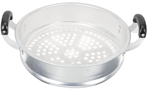 ANSNOW Dampfkorb, Tragbarer Dampfgareinsatz, Stapelbarer Aluminium-Dampfgarer, Küchenkochgeschirr Für Tamale, Gemüse, Knödel, Huhn, Fisch, Fleisch