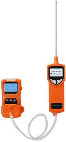 Rilevatore multigas Misuratore di gas O2 H2S CO LEL 4 in 1 Rilevatore di perdite di gas combustibili di monossido di carbonio di ossidrico solfuro per un rilevamento rapido(Detector with pump)