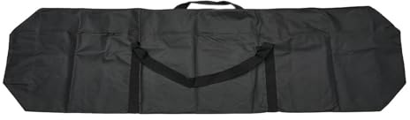 DUNSBY Stativväska 80–150 cm svart stativväska för mikrofon fotografi studiostativ mjukt fodral handväska bärförvaringsfodral släta dragkedjor, En färg, 84x15CM