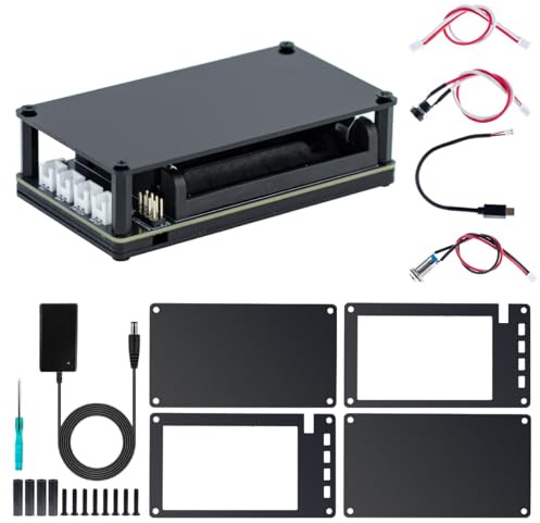 Modulo UPS LAFVIN 3S Modulo di Alimentazione Ininterrotta per Raspberry Pi/Jetson Nano Supporta Ricarica e Uscita di Alimentazione Contemporaneamente 3S & 5V 5A Output