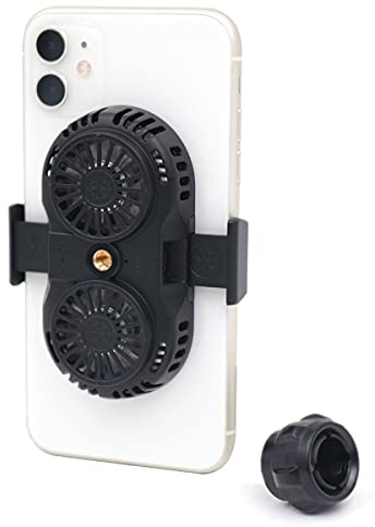 DollaTek Telefon Lüfter Handy Halbleiter Kühlerlüfter für kühle Telefon Temperaturen für kühlkörper smartphone, glatte 4-6.5 Zoll Handys - Schwarz