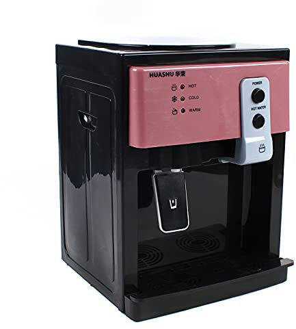 Theken-Wasserspender Heiß & Kalt-Rose Gold,Turbo Heisswasserspender, mit einem großen Wärmeableitungsport entworfen,für einen kühlen Sommer- und warmen Winterdrinkgenuss