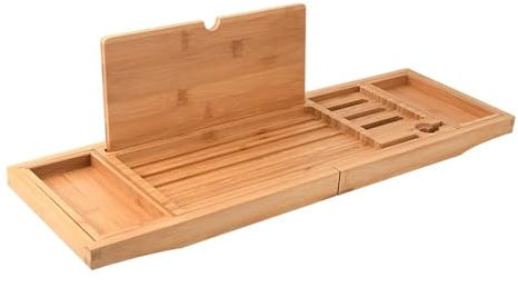 Bandeja de bañera premium Ideal for relajarse en la bañera Repisa de bañera de lujo Bandeja de bañera con agarre seguro Bandeja de bañera Comodidad mejorada Bandeja de bañera Repisa de bañera de diseñ