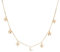 Brandlinger ® Atelier Goldkette Damen aus vergoldetem 925 Sterling Silber mit Mond und Stern Anhängern. Halskette mit Länge 40 cm + 5 cm Verlängerung