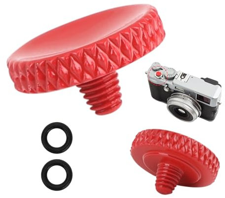 Lot de 2 Bouton Déclencheur pour Fujifilm X100 X100S X100T X10 X20 X30 X-PR01, pour Canon F-1 AE-1 New F-1, pour Nikon DF FM2 F3, Bouton D'Obturation D'Appareil Photo en Cuivre Pur