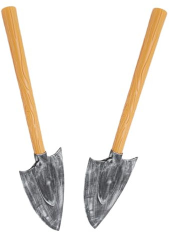 ERINGOGO 2pcs Halloween Dwarf Toy Spade Prop Gnome Costumese Cosplay Fake Spade Fake Chopping Tool Photo Props for Carnival Costumes Stage Performance