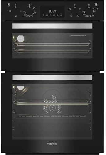 Hotpoint DIH 10D B Built-In Double Oven - Black