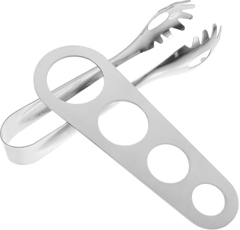 POPETPOP Pinzas para Espaguetis, Servidor de Pasta de Acero Inoxidable, Plata, Herramienta para Medir Espaguetis, Control de Porciones, para Cocinar en Cocina, para Pasta y Huevos