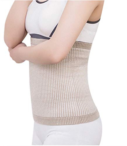 Faxianther Damen Herren Kinder Elastisch Wärmegürtel Rückenwärmer Weiche Dicken Kaschmir Nierenwärmer Rückenstützgürtel Leibwärmer Hüftwärmer Winter Nieren Wärmer Bauch Taille Unterstützung