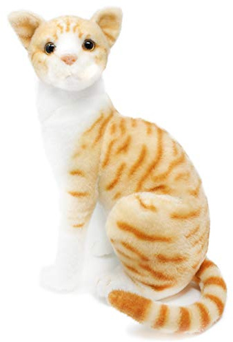TigerHart Tobias Die Orange Getigerte Katze – 13 Zoll Großes Plüschtier
